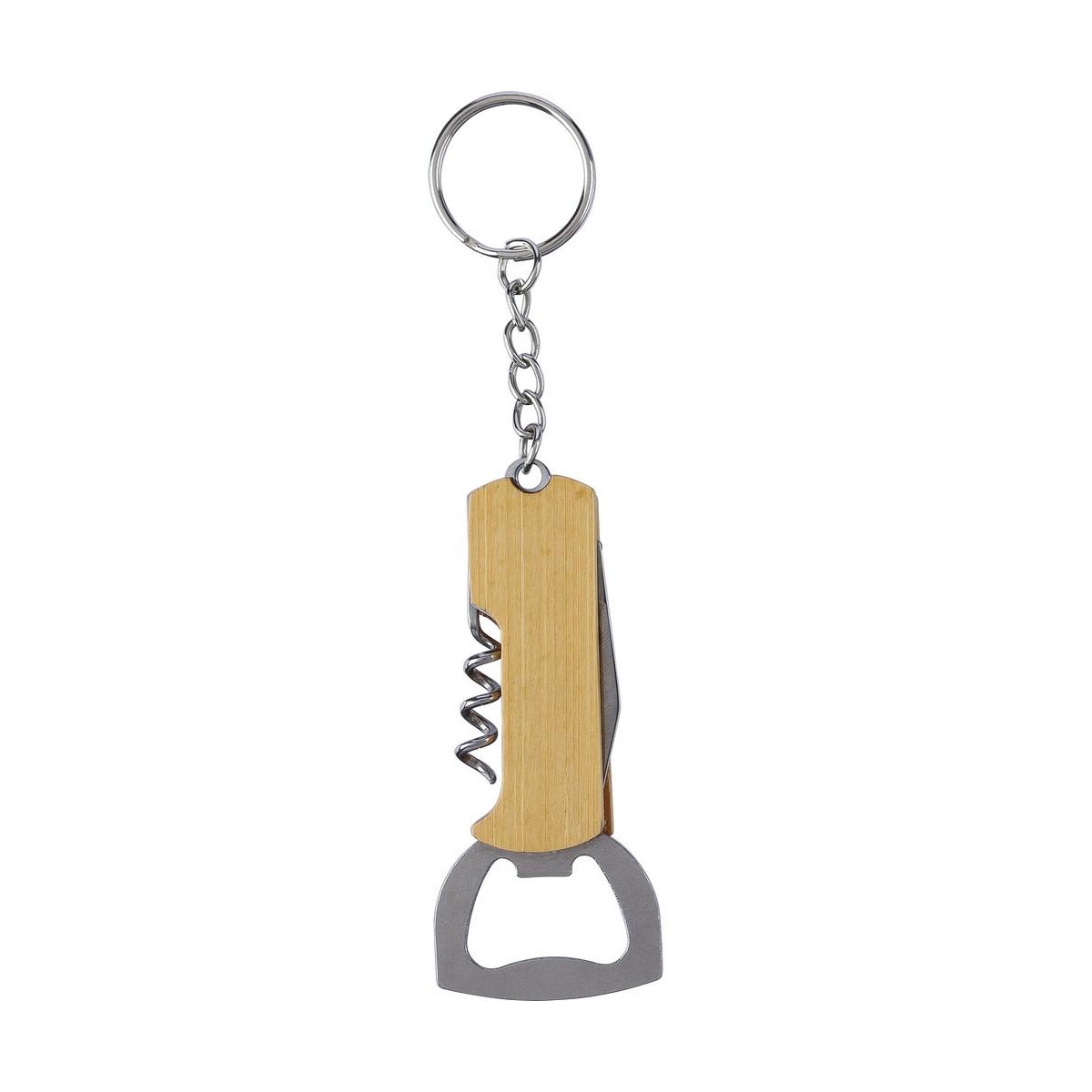 Breloki wielofunkcyjne z logo – bambusowy brelok do kluczy 3 w 1 VA418-16_AAB02 Bambusowy brelok do kluczy 3 w 1 VA418-16_AAB02