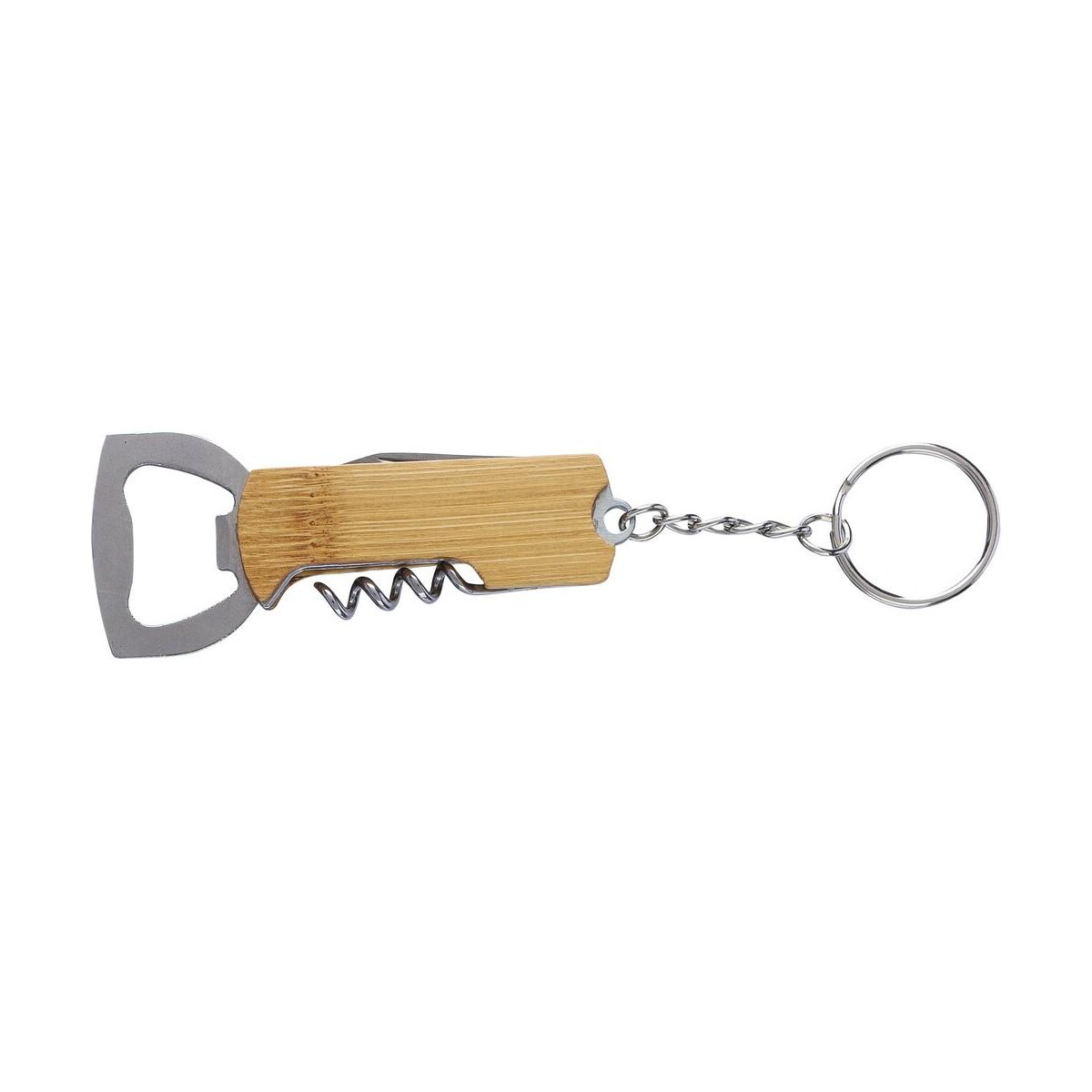 Breloki wielofunkcyjne z logo – bambusowy brelok do kluczy 3 w 1 VA418-16_AAB03 Bambusowy brelok do kluczy 3 w 1 VA418-16_AAB03