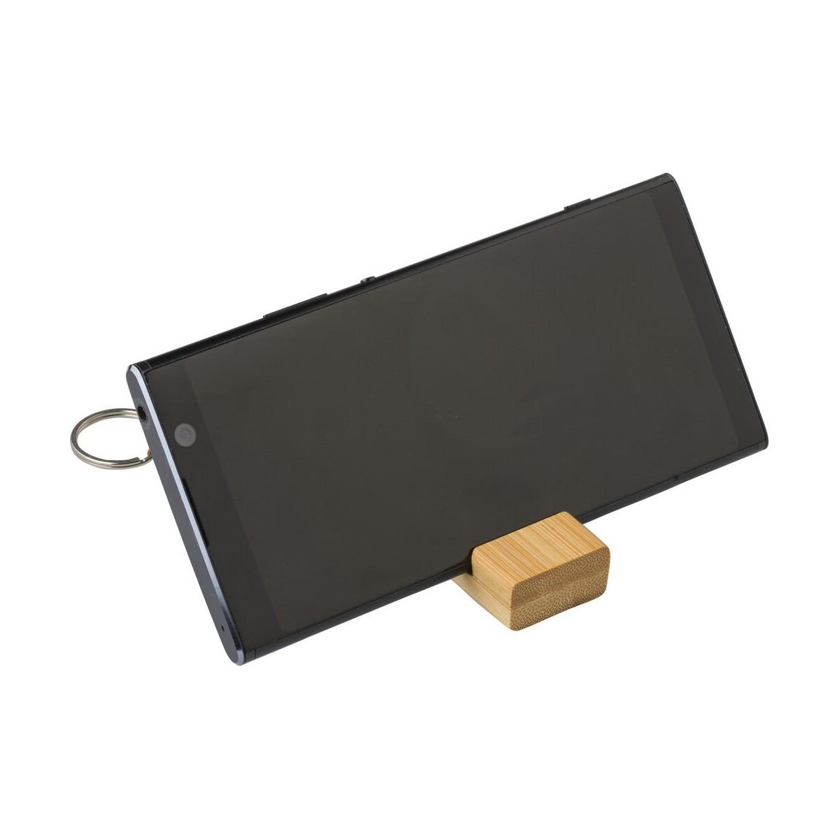 Breloki wielofunkcyjne z logo – bambusowy brelok do kluczy, stojak na telefon V0282-16_KKK01 Bambusowy brelok do kluczy, stojak na telefon V0282-16_KKK01