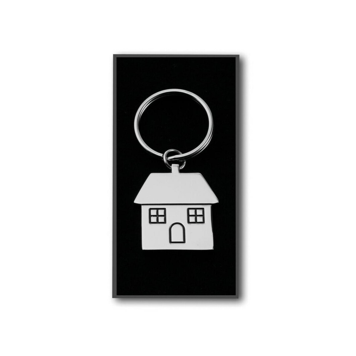 Breloki wielofunkcyjne z logo – brelok do kluczy „domek” V2077-32_AAA01 Brelok do kluczy