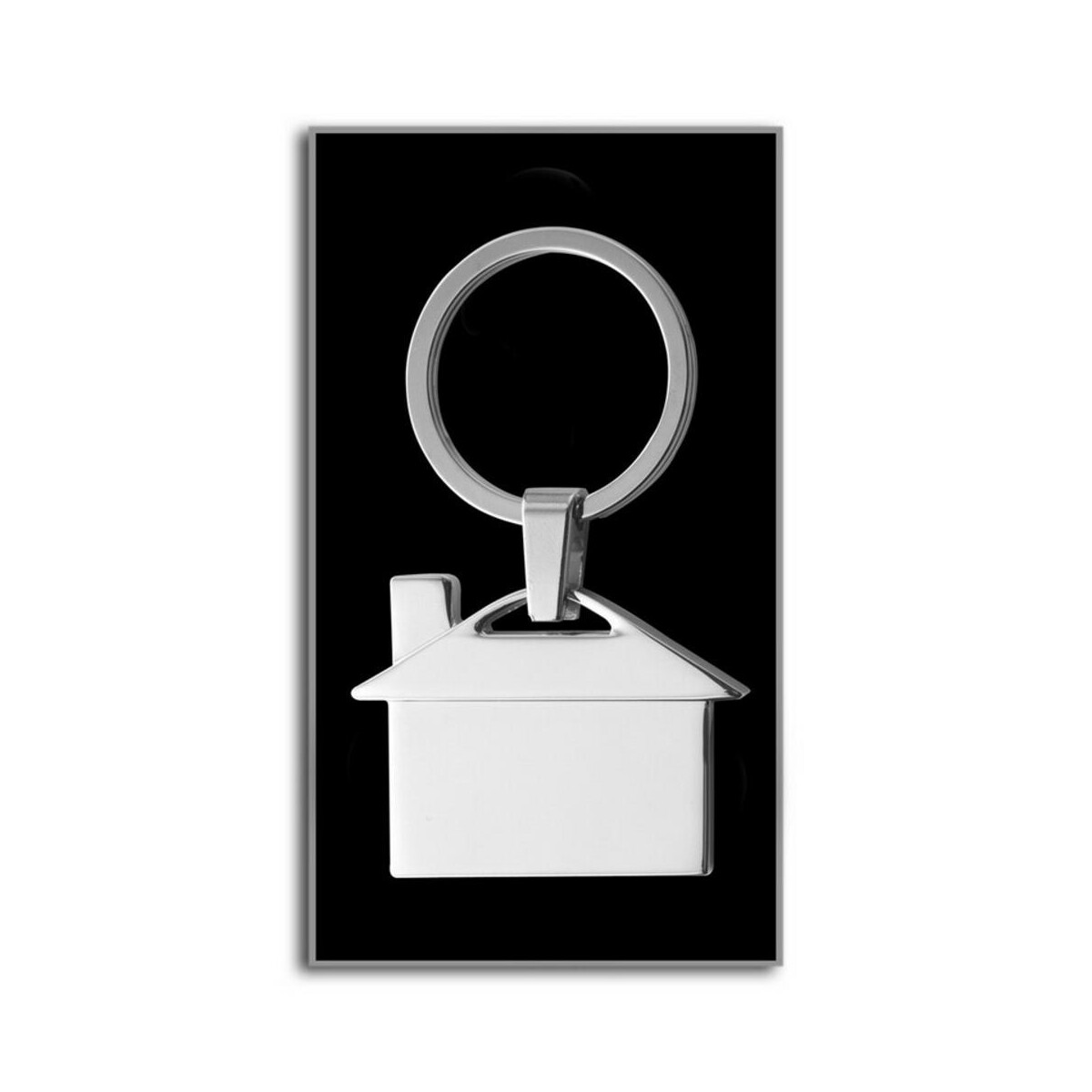 Breloki wielofunkcyjne z logo – brelok do kluczy „domek” V2084.A-32_AAA01 Brelok do kluczy