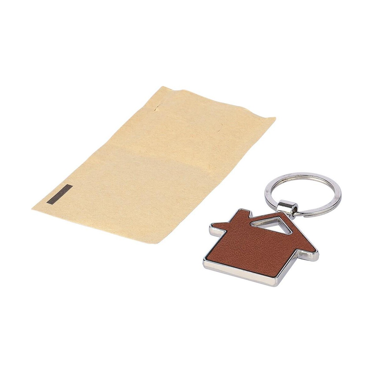 Breloki wielofunkcyjne z logo – brelok do kluczy „domek” VA484-16_AAA03 Brelok do kluczy