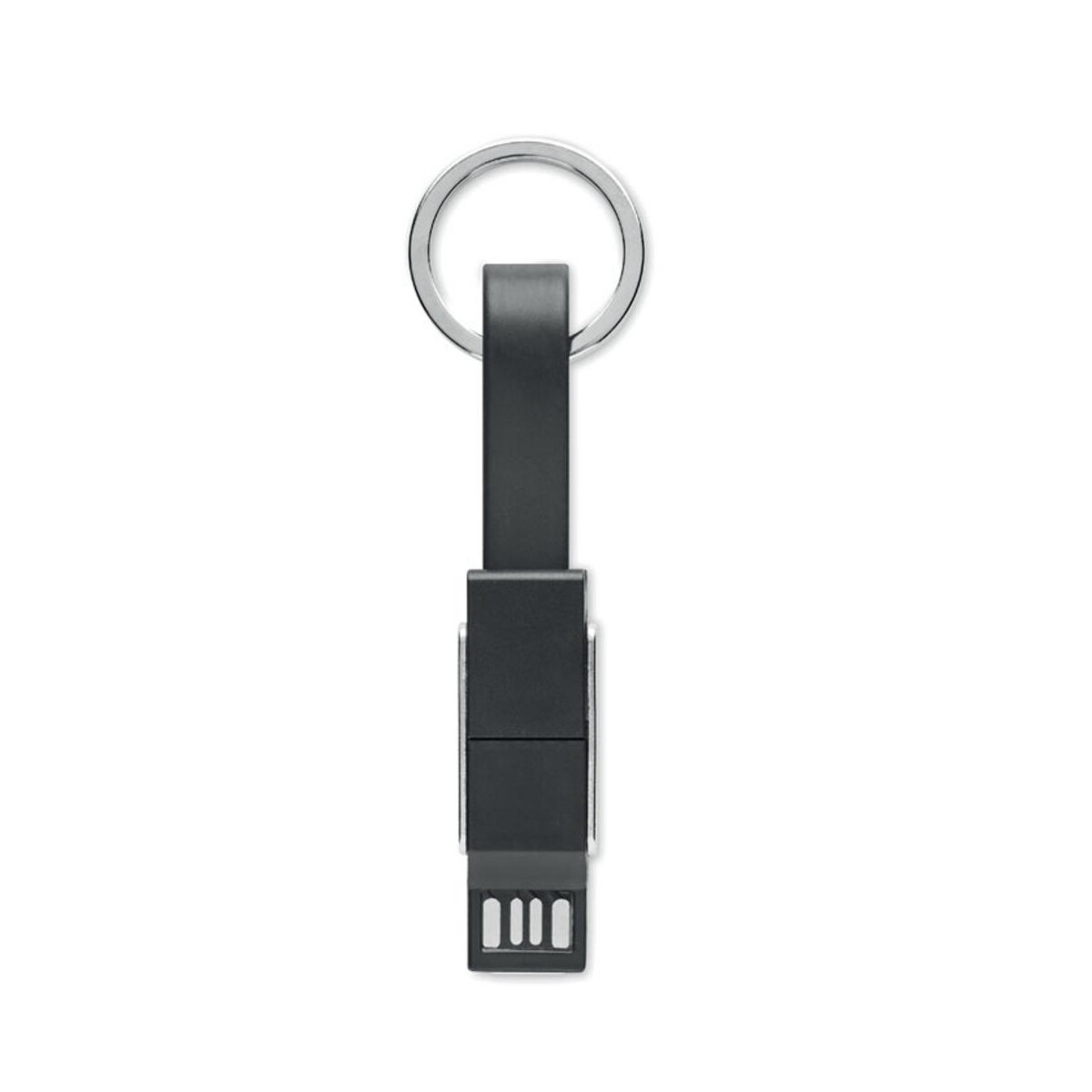 Breloki wielofunkcyjne z logo – brelok z kablem ładującym 4w1 key c mo6820-03-back Brelok z kablem ładującym 4w1 KEY C mo6820-03-back