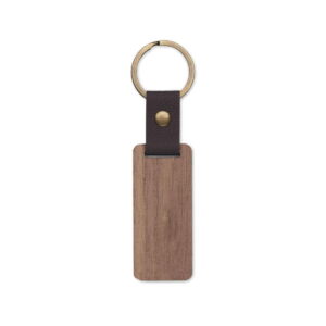 Brelok z orzecha i z PU NAWKEY mo2369-40