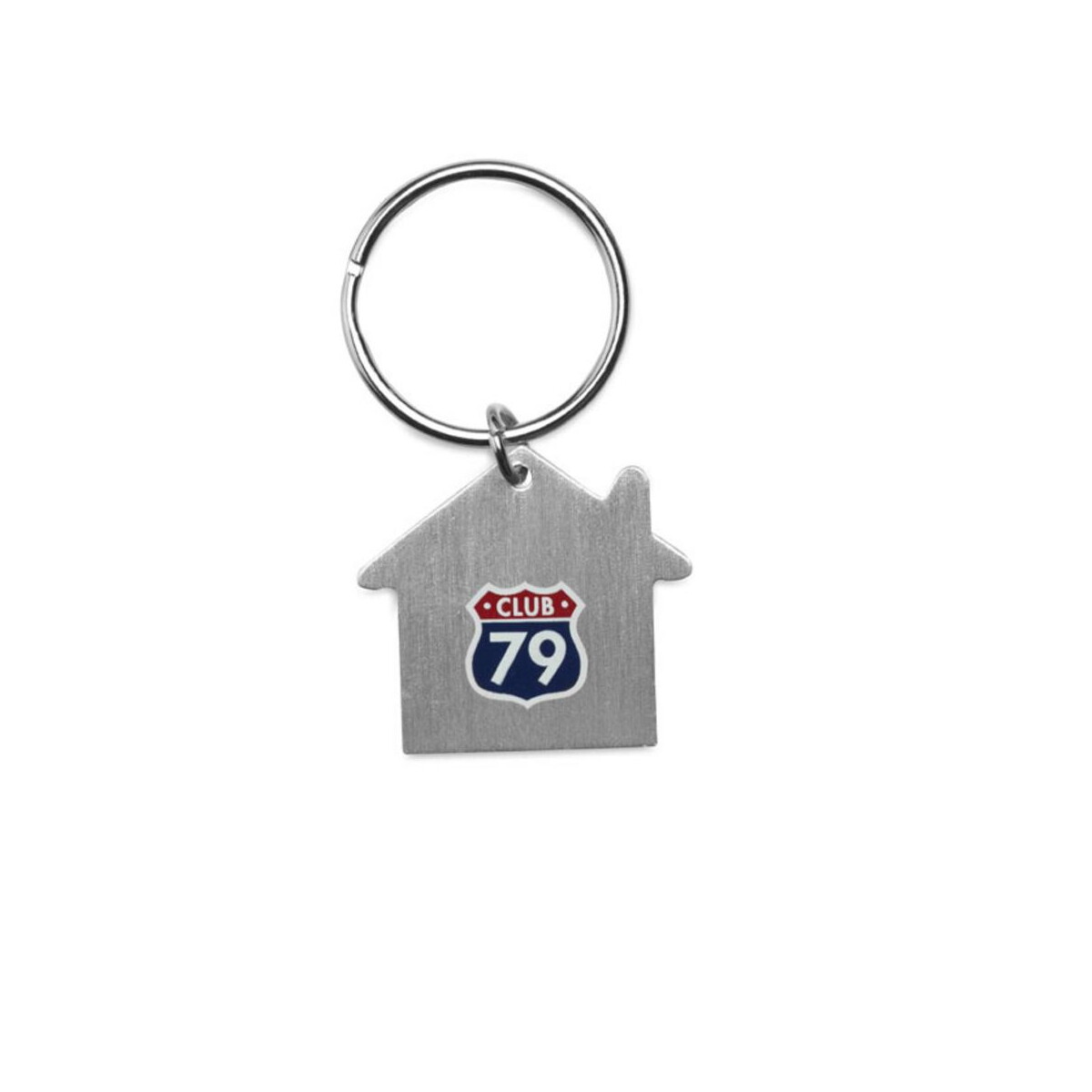 Breloki wielofunkcyjne z logo – metalowy brelok, kształt domu heim kc6589-16-print Metalowy brelok, kształt domu HEIM kc6589-16-print