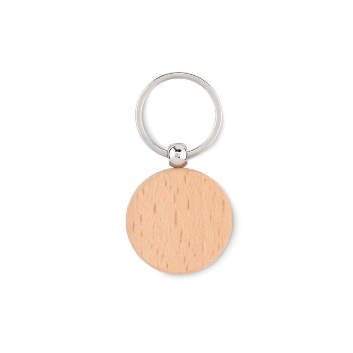 Breloki wielofunkcyjne z logo – okrągły drewniany brelok toty wood mo9773-40 Okrągły drewniany brelok TOTY WOOD mo9773-40