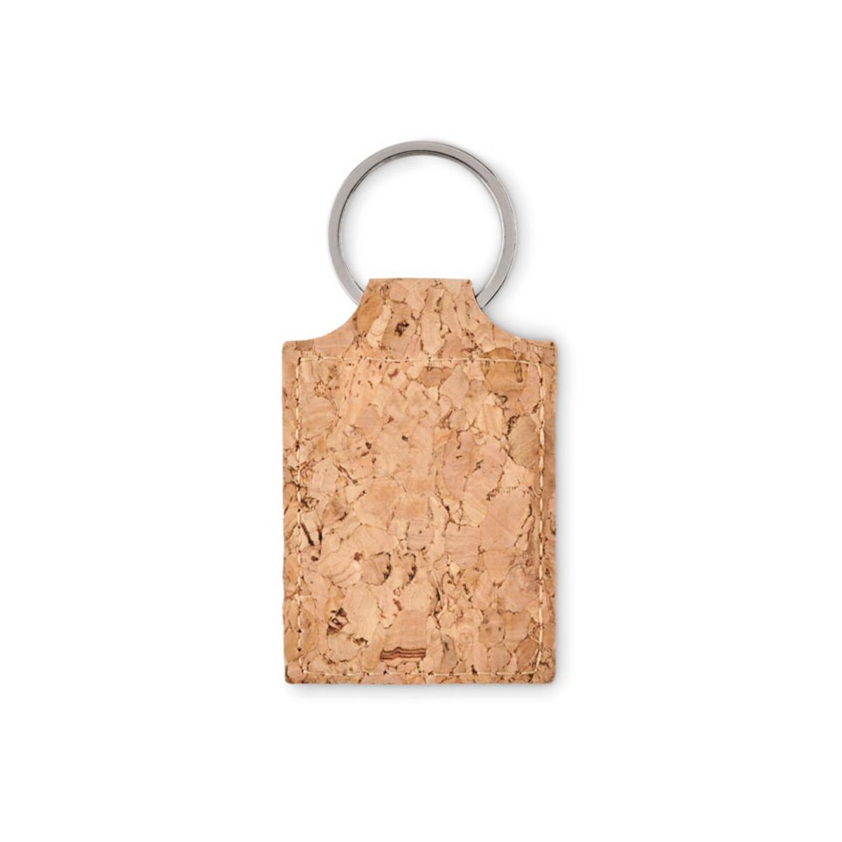 Breloki wielofunkcyjne z logo – prostokątny brelok z korka concon mo6878-13-back Prostokątny brelok z korka CONCON mo6878-13-back