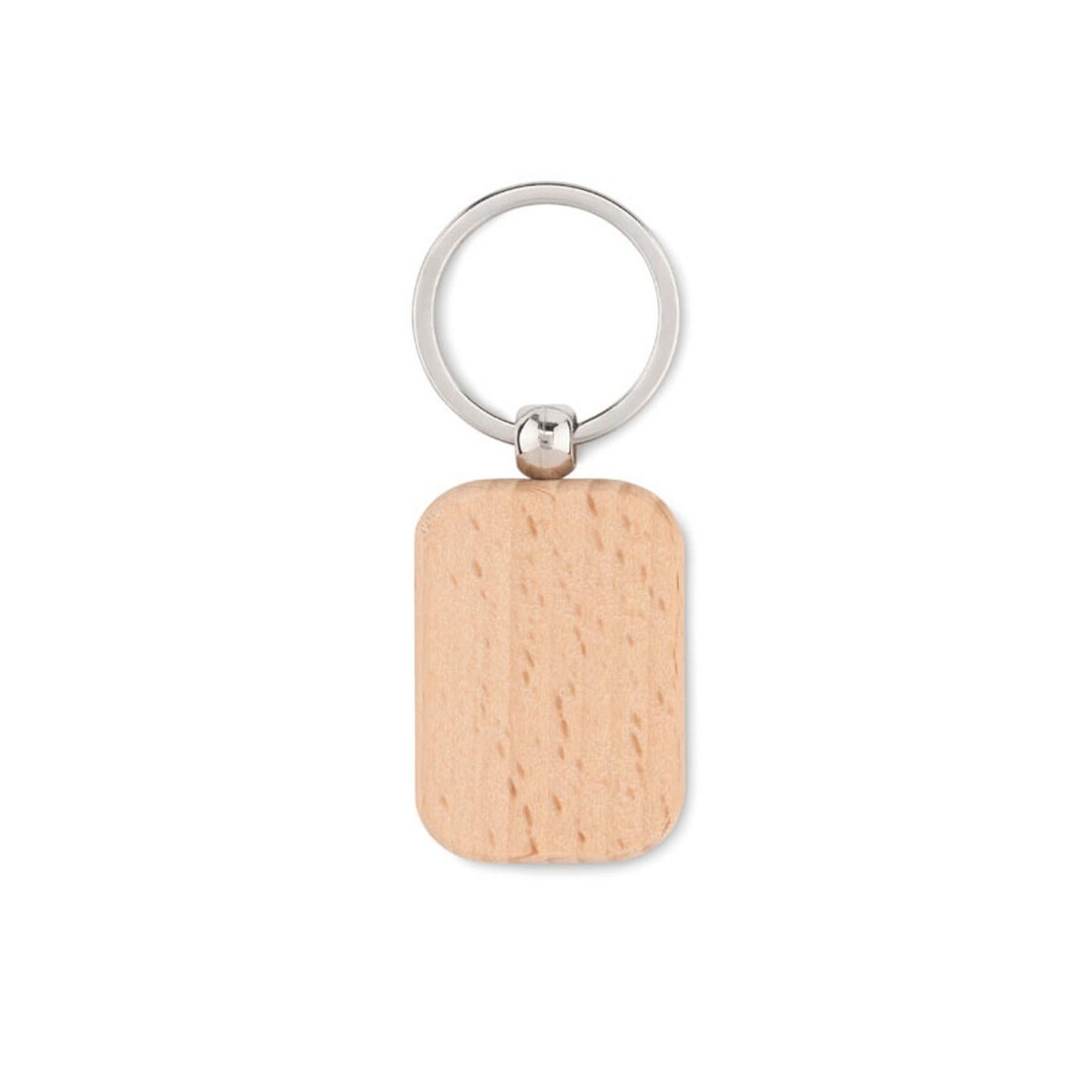 Breloki wielofunkcyjne z logo – prostokątny drewniany brelok poty wood mo9774-40 Prostokątny drewniany brelok POTY WOOD mo9774-40