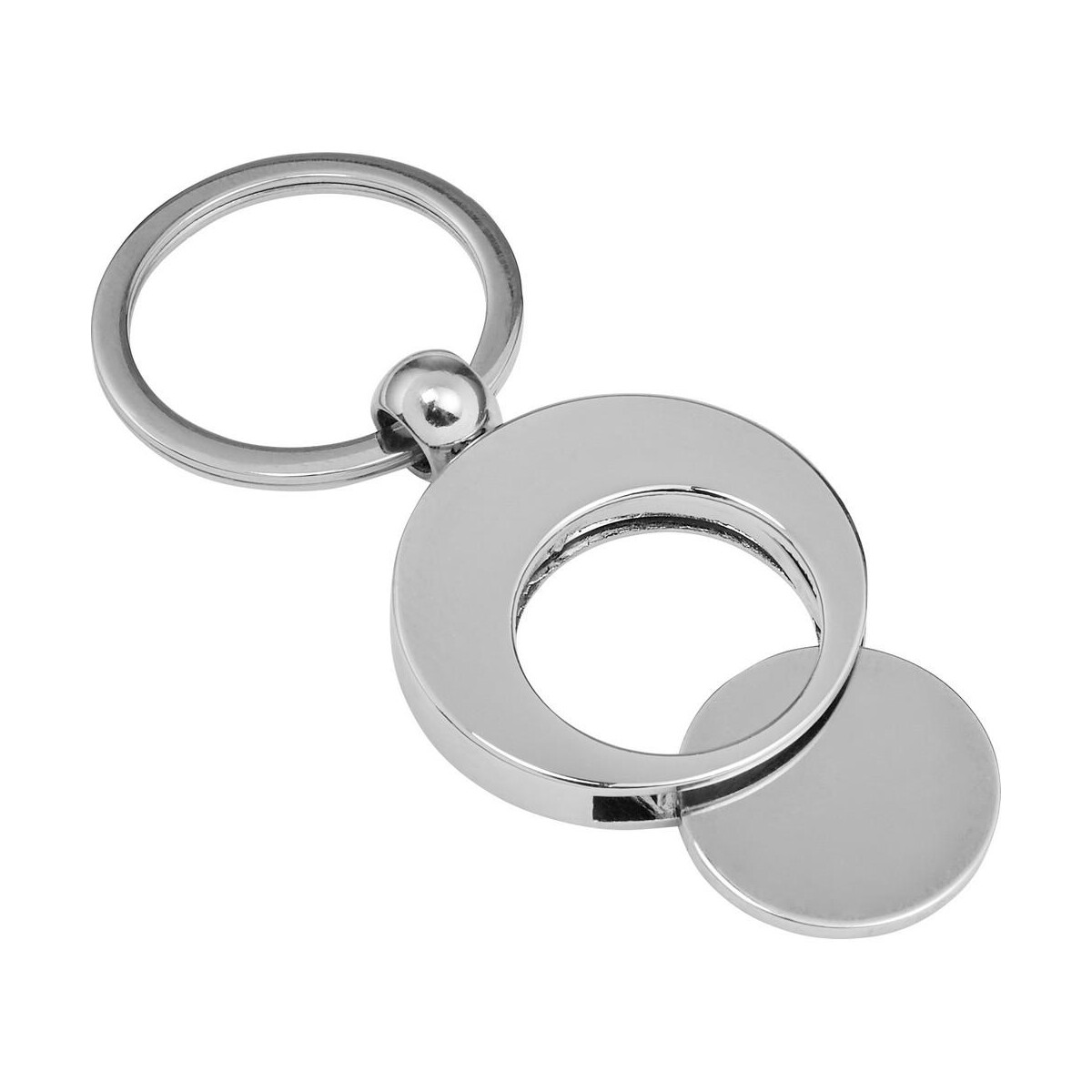 Breloki z żetonem z logo – brelok do kluczy, żeton do wózka na zakupy V0634-32_AAA05 Brelok do kluczy, żeton do wózka na zakupy V0634-32_AAA05