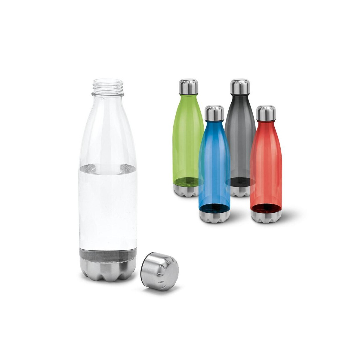 ANCER. Butelka sportowa z AS i stali nierdzewnej 700 ml 94687_set