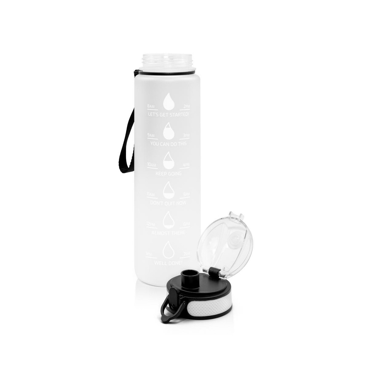Butelki z logo – butelka motywacyjna 1000 ml | bennie V2245-02_AAA02 Butelka motywacyjna 1000 ml | Bennie V2245-02_AAA02