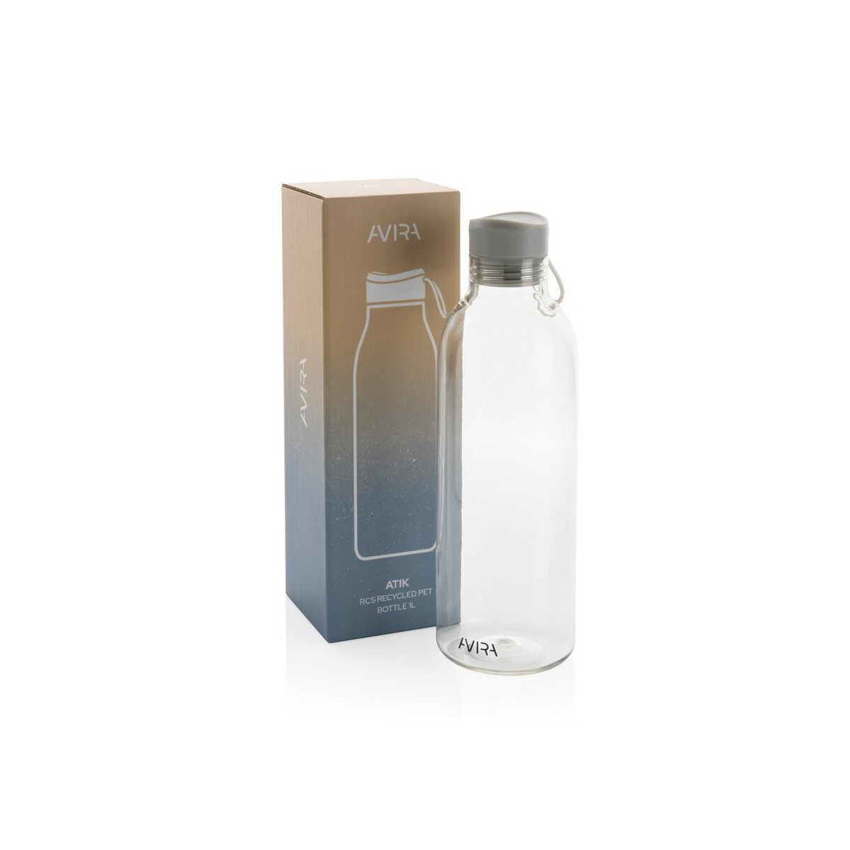 Butelki z logo – butelka sportowa 1000 ml avira atik z rpet P438.040__P_500 Butelka sportowa 1000 ml Avira Atik z RPET P438.040__P_500