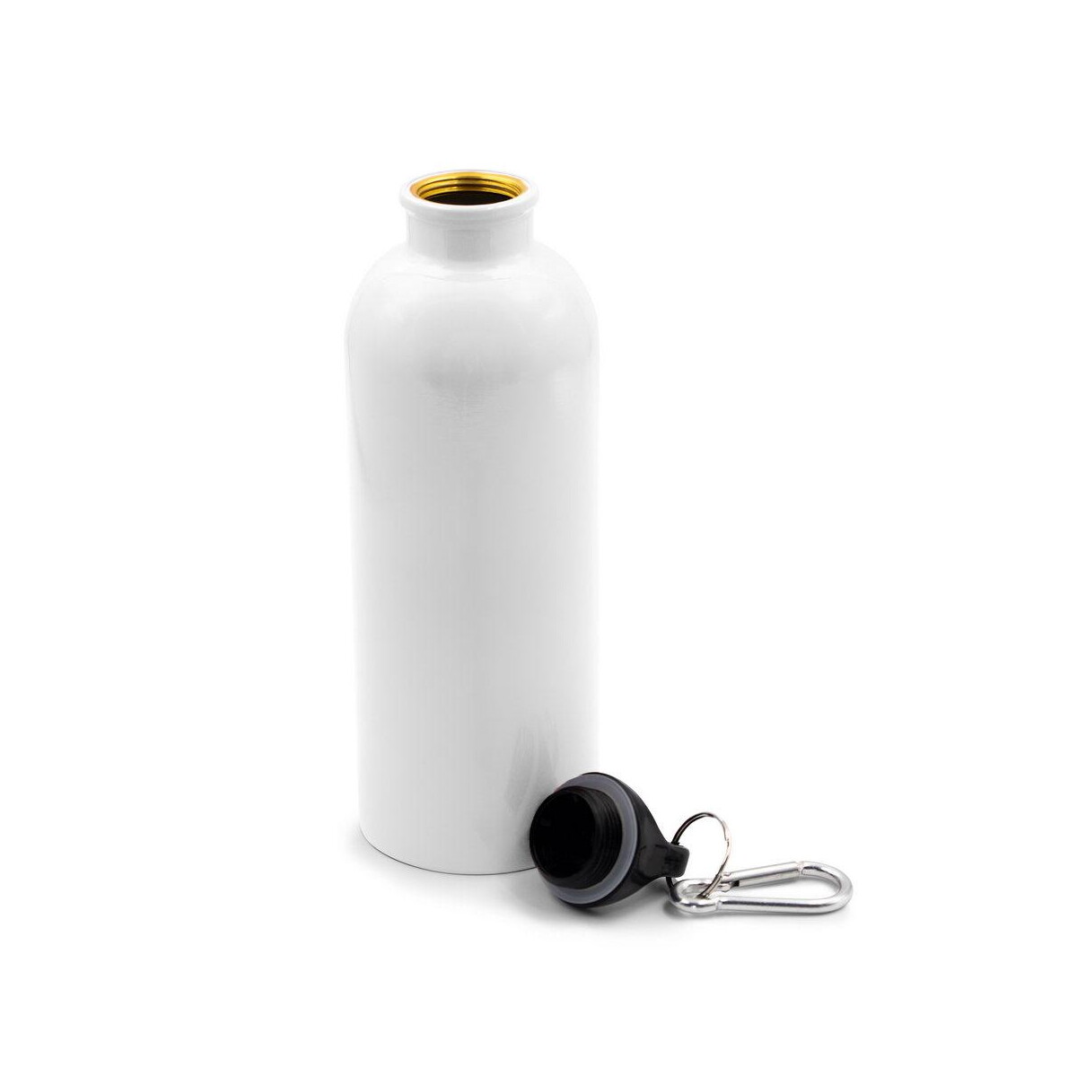 Butelki z logo – butelka sportowa 500 ml z karabińczykiem | brenda VA099-02_AAA02 Butelka sportowa 500 ml z karabińczykiem | Brenda VA099-02_AAA02