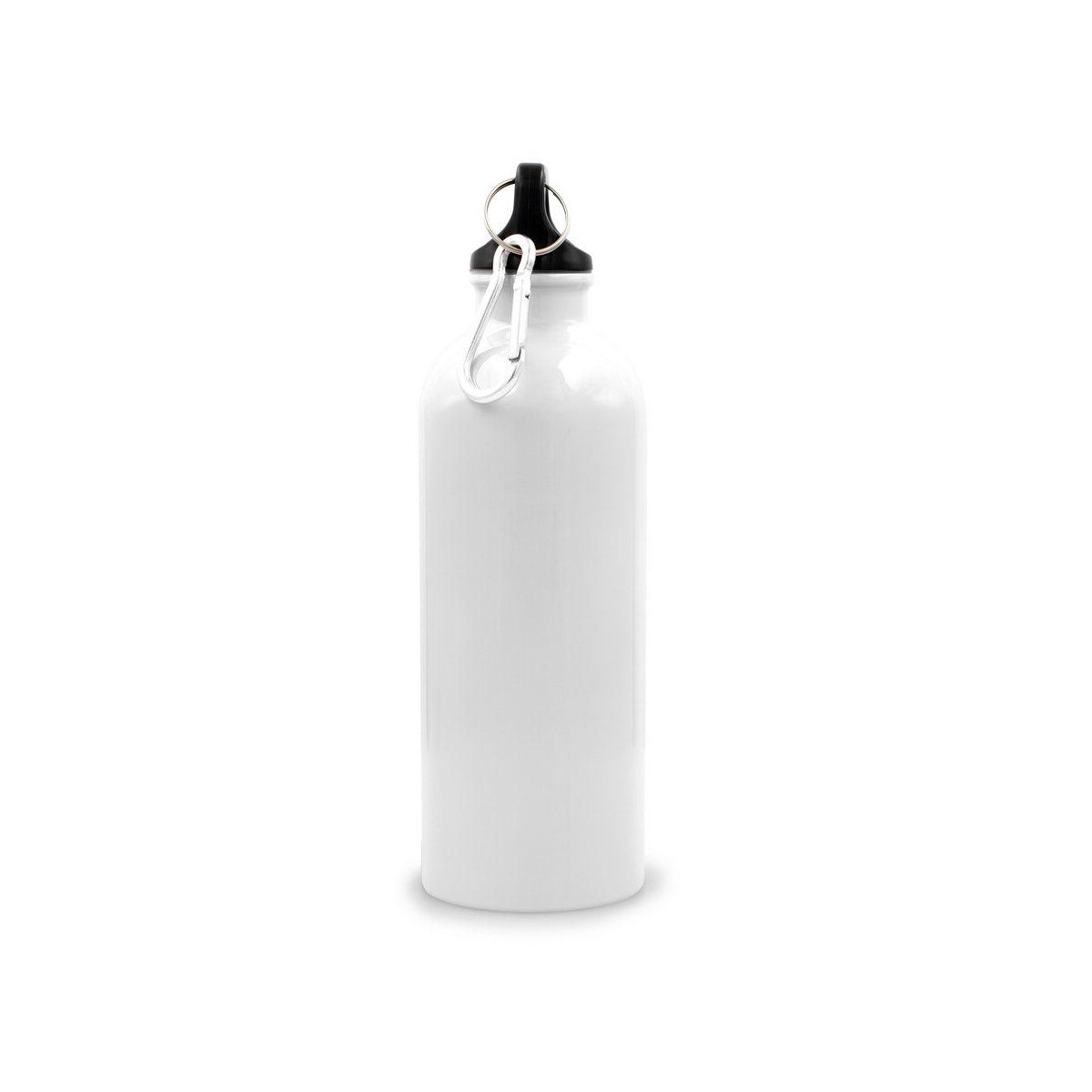 Butelki z logo – butelka sportowa 500 ml z karabińczykiem | brenda VA099-02_ISD01 Butelka sportowa 500 ml z karabińczykiem | Brenda VA099-02_ISD01