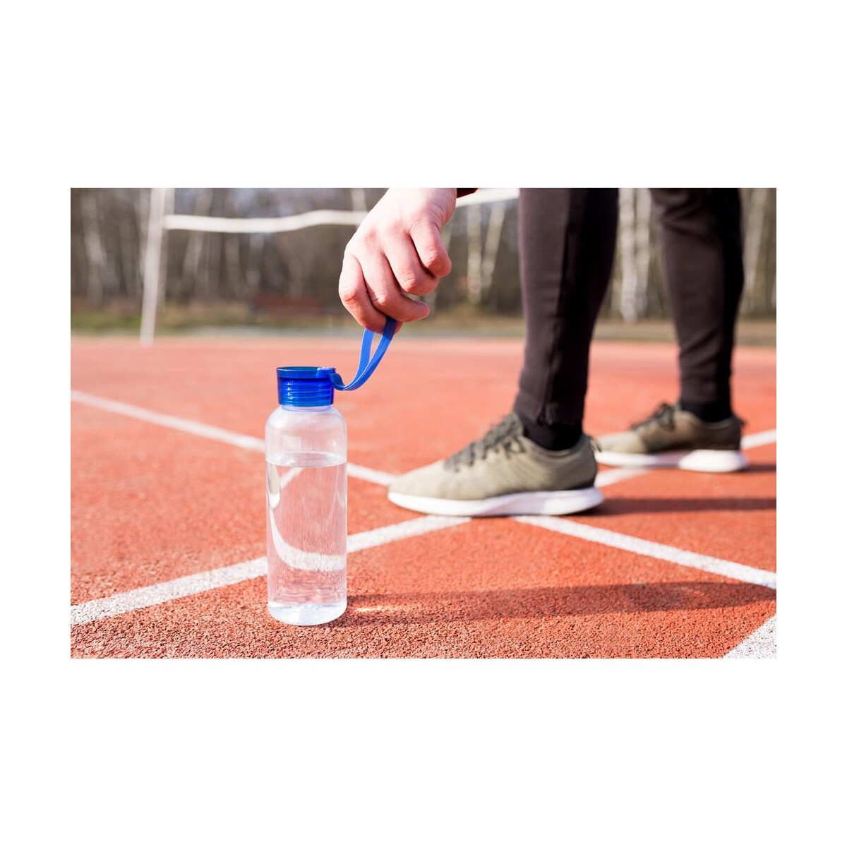 Butelki z logo – butelka sportowa 500 ml z rpet | suna VA086_B Butelka sportowa 500 ml z RPET | Suna VA086_B