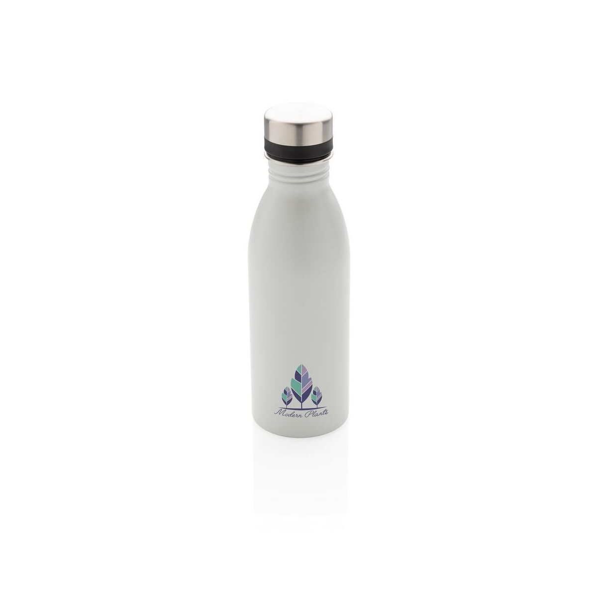 Butelki z logo – butelka sportowa 500 ml ze stali nierdzewnej z recyklingu P435.713__D_100 Butelka sportowa 500 ml ze stali nierdzewnej z recyklingu P435.713__D_100