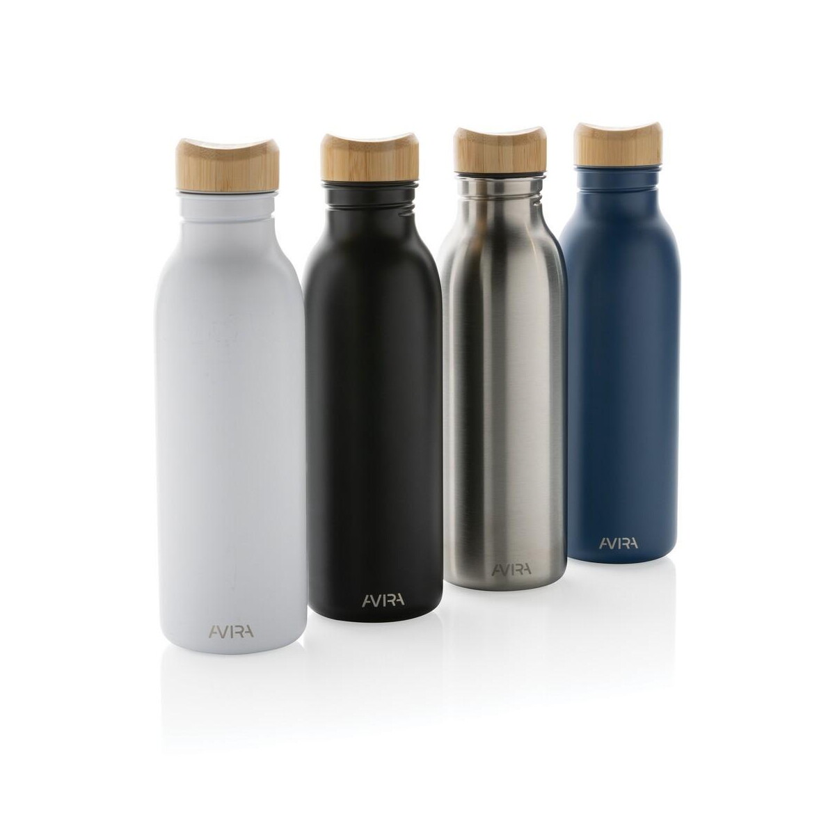 Butelki z logo – butelka sportowa 600 ml avira alcor, stal nierdzewna z recyklingu P438.063__G_300 Butelka sportowa 600 ml Avira Alcor, stal nierdzewna z recyklingu P438.063__G_300