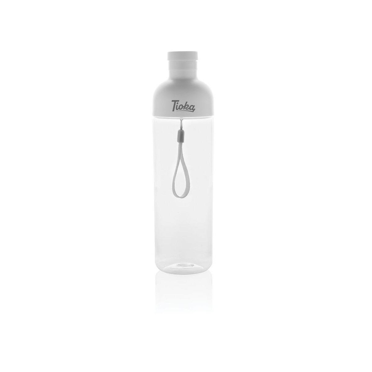 Butelki z logo – butelka sportowa 600 ml impact, rpet P437.013__D_100 Butelka sportowa 600 ml Impact, RPET P437.013__D_100