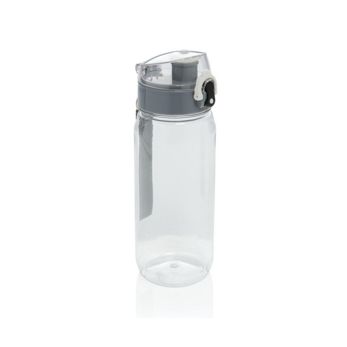 Butelki z logo – butelka sportowa 600 ml yide, rpet P437.000__B_1 Butelka sportowa 600 ml Yide, RPET P437.000__B_1