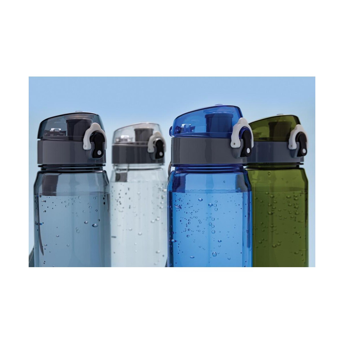 Butelki z logo – butelka sportowa 800 ml yide, rpet P437.020__M_400 Butelka sportowa 800 ml Yide, RPET P437.020__M_400