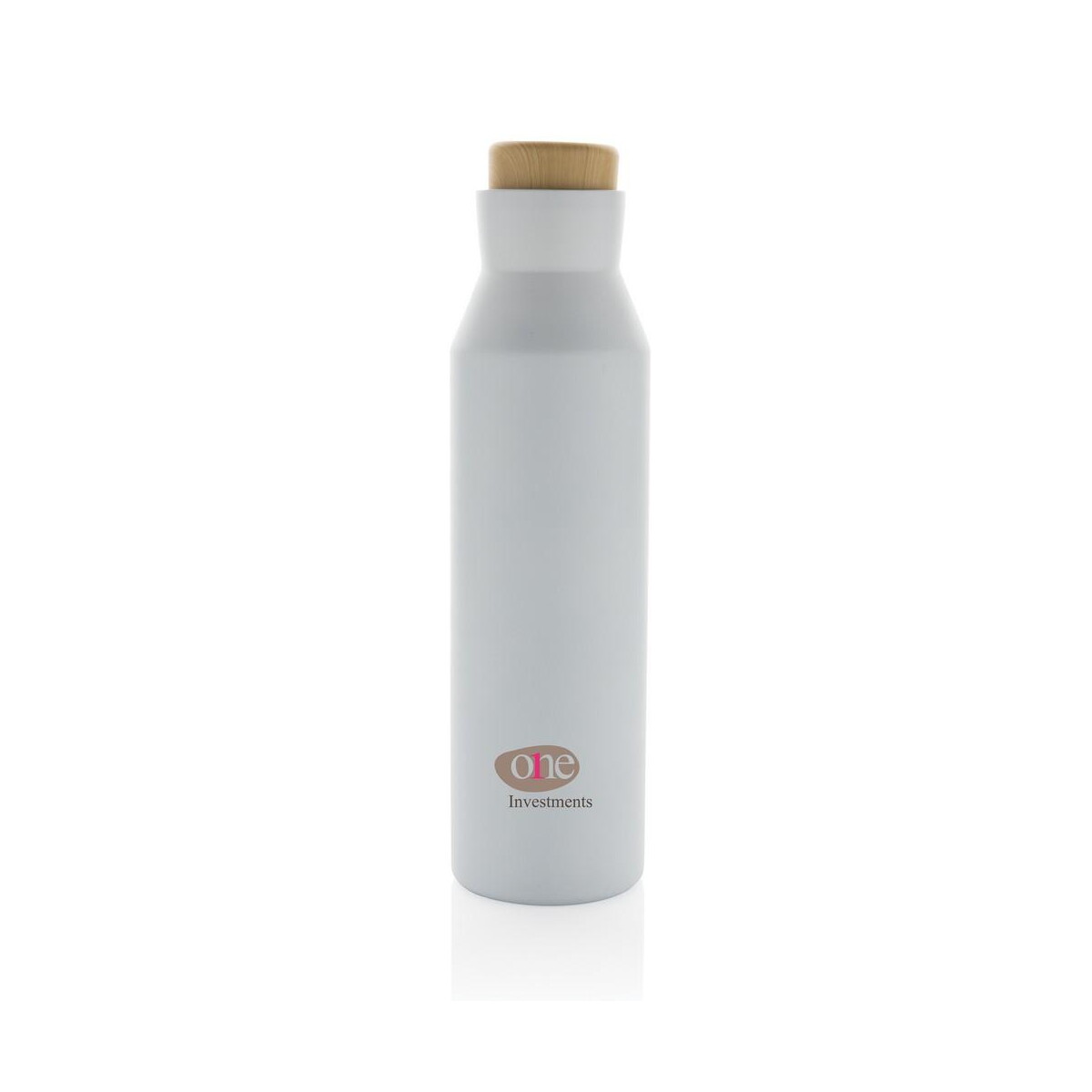 Butelki z logo – butelka termiczna 500 ml gaia, stal nierdzewna z recyklingu P435.523__D_100 Butelka termiczna 500 ml Gaia, stal nierdzewna z recyklingu P435.523__D_100