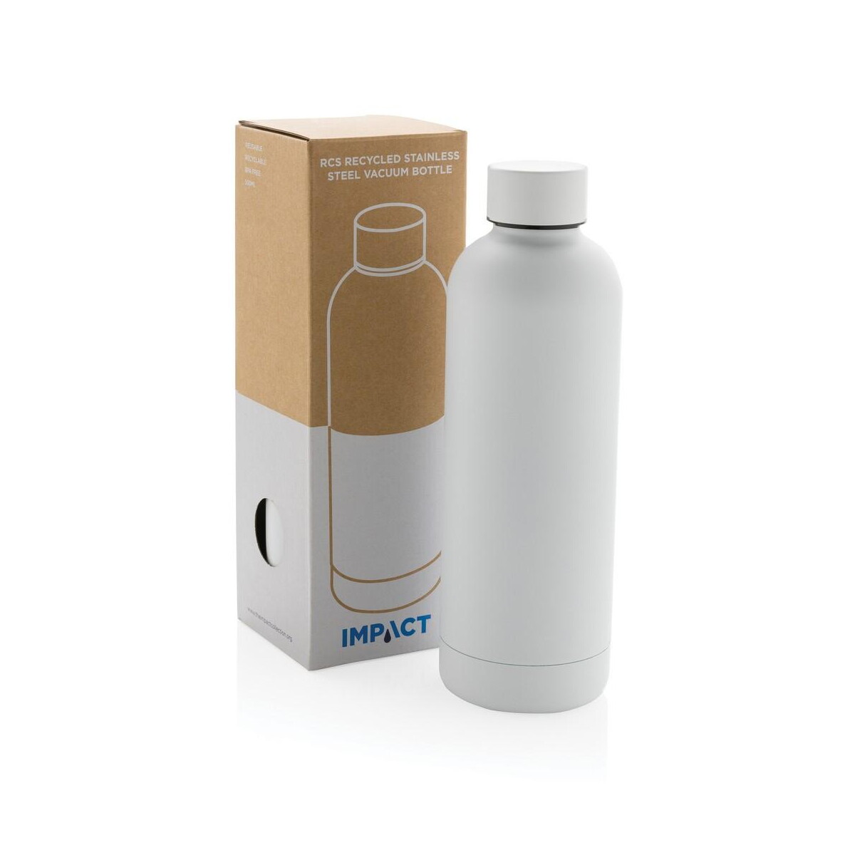 Butelki z logo – butelka termiczna 500 ml, stal nierdzewna z recyklingu P435.703__P_500 Butelka termiczna 500 ml, stal nierdzewna z recyklingu P435.703__P_500