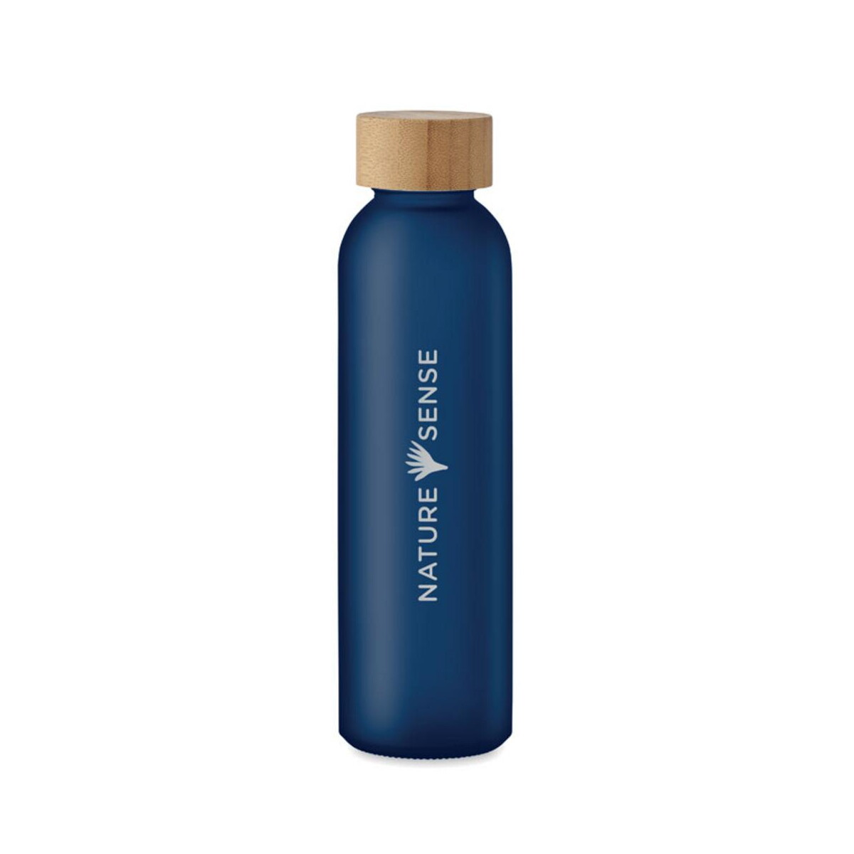 Butelki z logo – butelka z matowego szkła500 ml abe mo2105-23-print Butelka z matowego szkła500 ml ABE mo2105-23-print