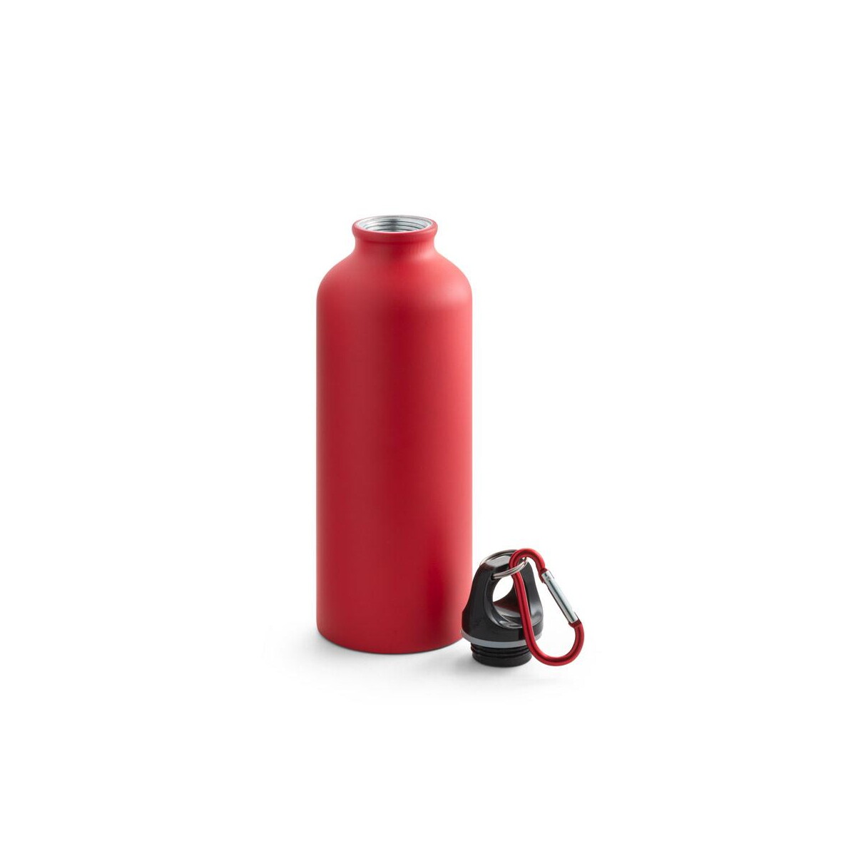 Butelki z logo – collina. aluminiowa butelka z karabińczykiem 540 ml 94246_105-c COLLINA. Aluminiowa butelka z karabińczykiem 540 ml 94246_105-c