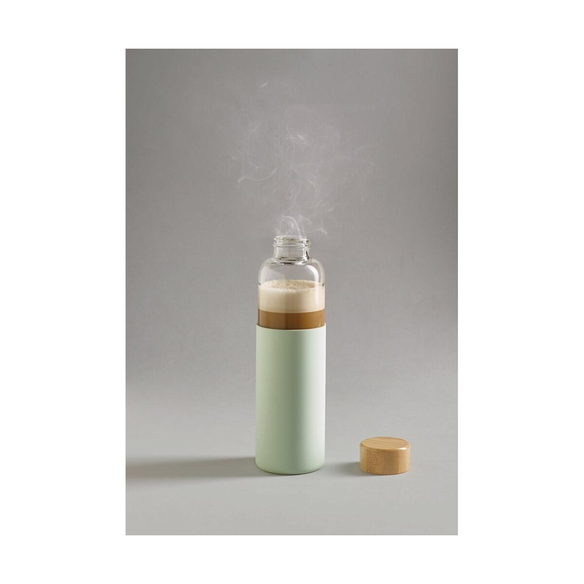 Butelki z logo – dakar. bamboo and borosilicate glass bottle 600 ml 94699_119-d DAKAR. Bamboo and borosilicate glass bottle 600 mL 94699_119-d