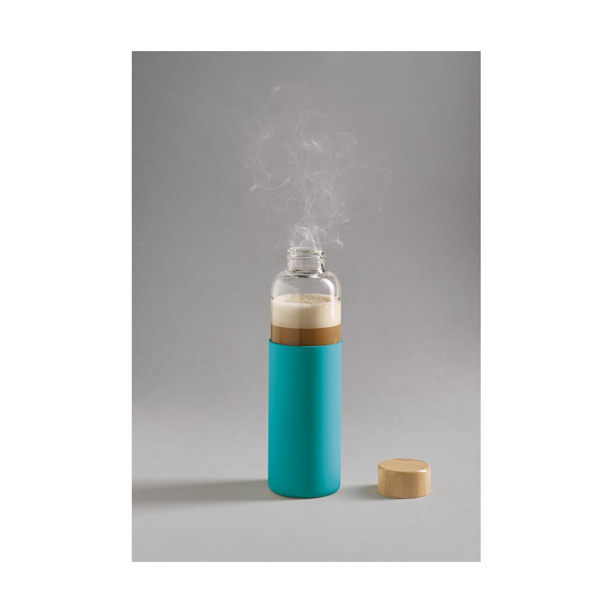 Butelki z logo – dakar. bamboo and borosilicate glass bottle 600 ml 94699_124-e DAKAR. Bamboo and borosilicate glass bottle 600 mL 94699_124-e