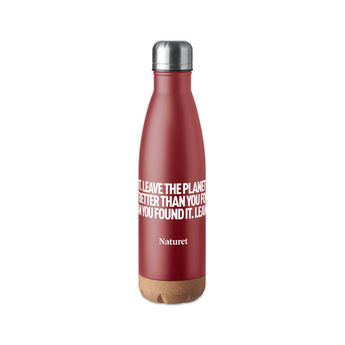 Butelki z logo – dwuścienna butelka 500 ml aspen cork mo6313-02-print Dwuścienna butelka 500 ml ASPEN CORK mo6313-02-print