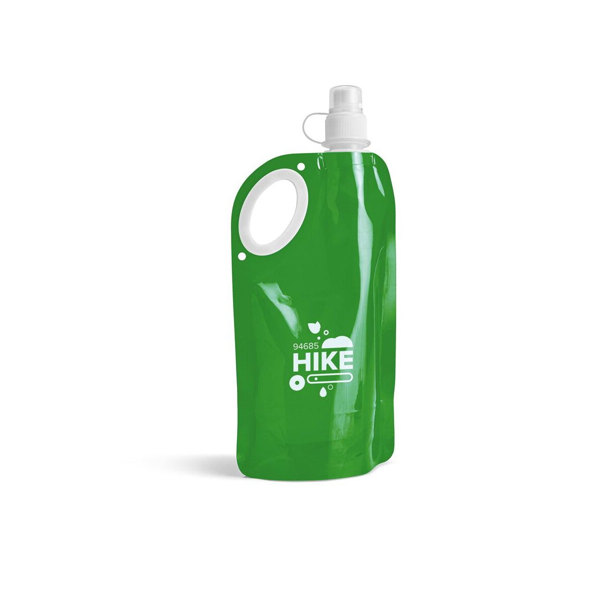 Butelki z logo – hike. składana butelka z pet, pa i pe 750 ml 94685_109-logo HIKE. Składana butelka z PET, PA i PE 750 ml 94685_109-logo