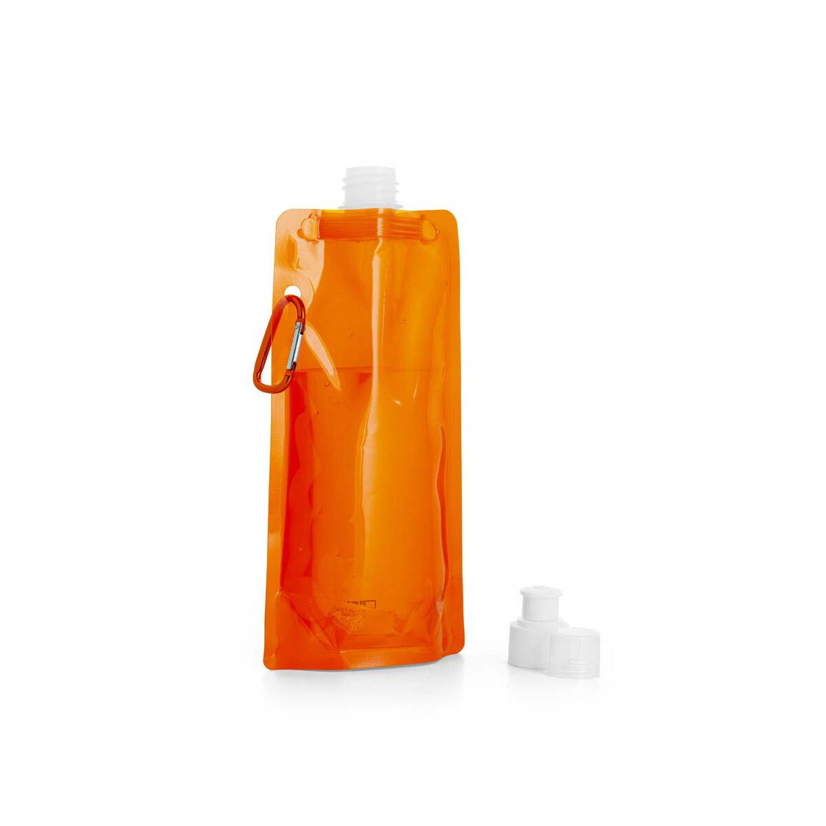 Butelki z logo – kwill. składana butelka pe 460 ml 94612_128-c KWILL. Składana butelka PE 460 ml 94612_128-c