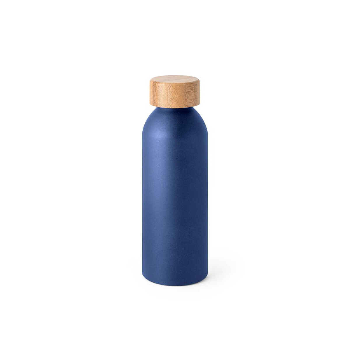 Butelki z logo – queta. aluminiowa butelka z bambusową pokrywką 550 ml 94250_134 QUETA. Aluminiowa butelka z bambusową pokrywką 550 ml 94250_134