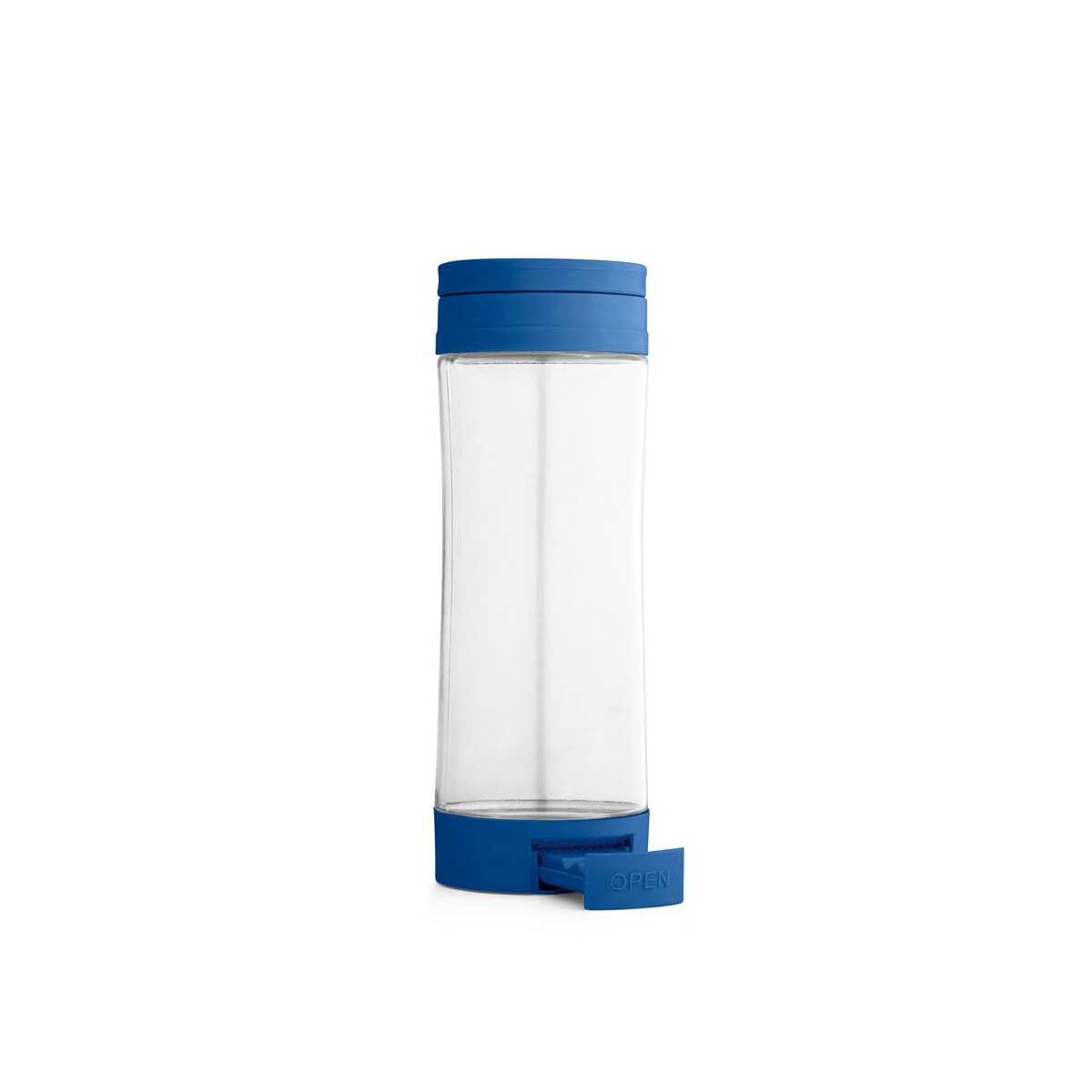 Butelki z logo – quintana. szklana butelka sportowa z zakrętką pp 390 ml 94783_114-a QUINTANA. Szklana butelka sportowa z zakrętką PP 390 ml 94783_114-a