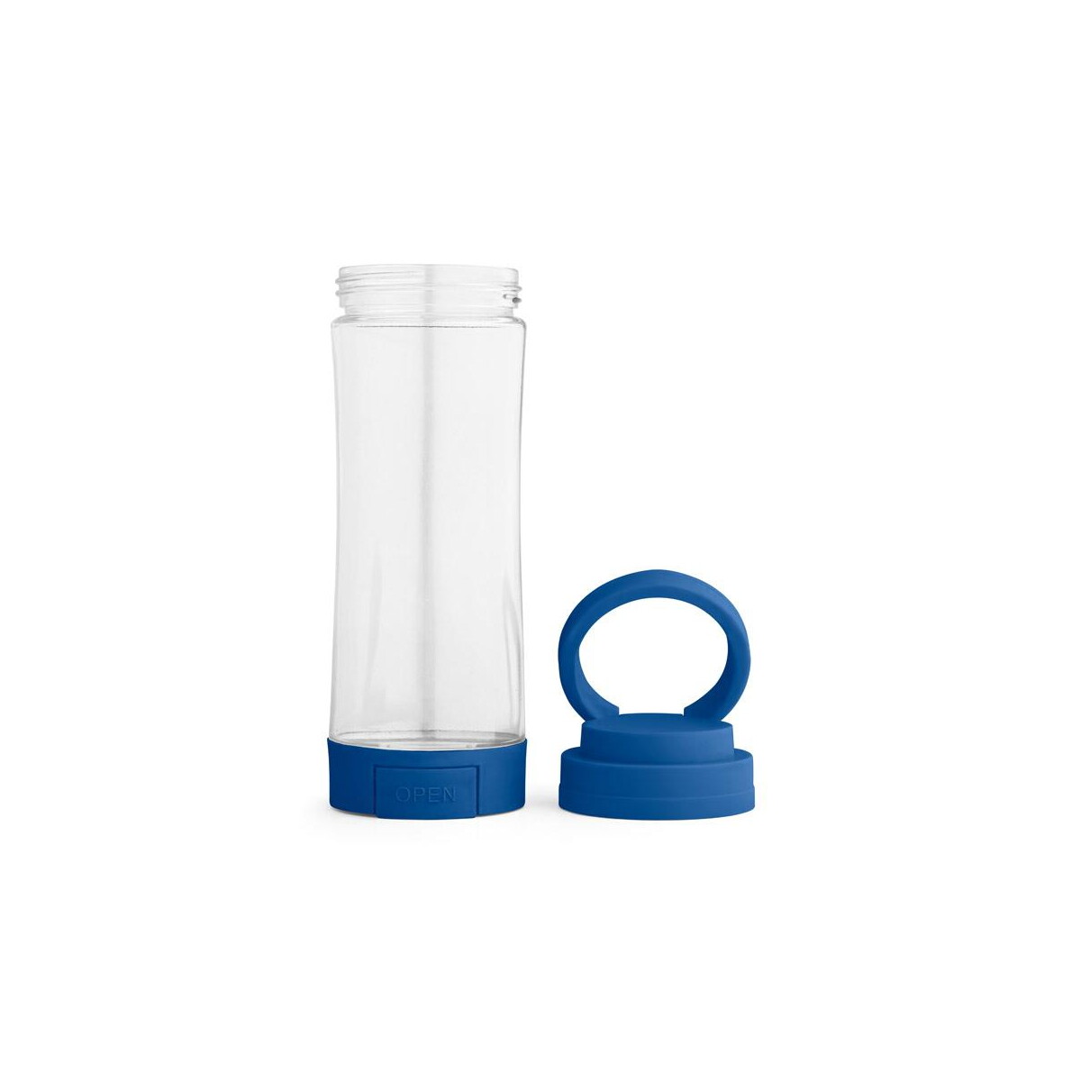 Butelki z logo – quintana. szklana butelka sportowa z zakrętką pp 390 ml 94783_114-c QUINTANA. Szklana butelka sportowa z zakrętką PP 390 ml 94783_114-c