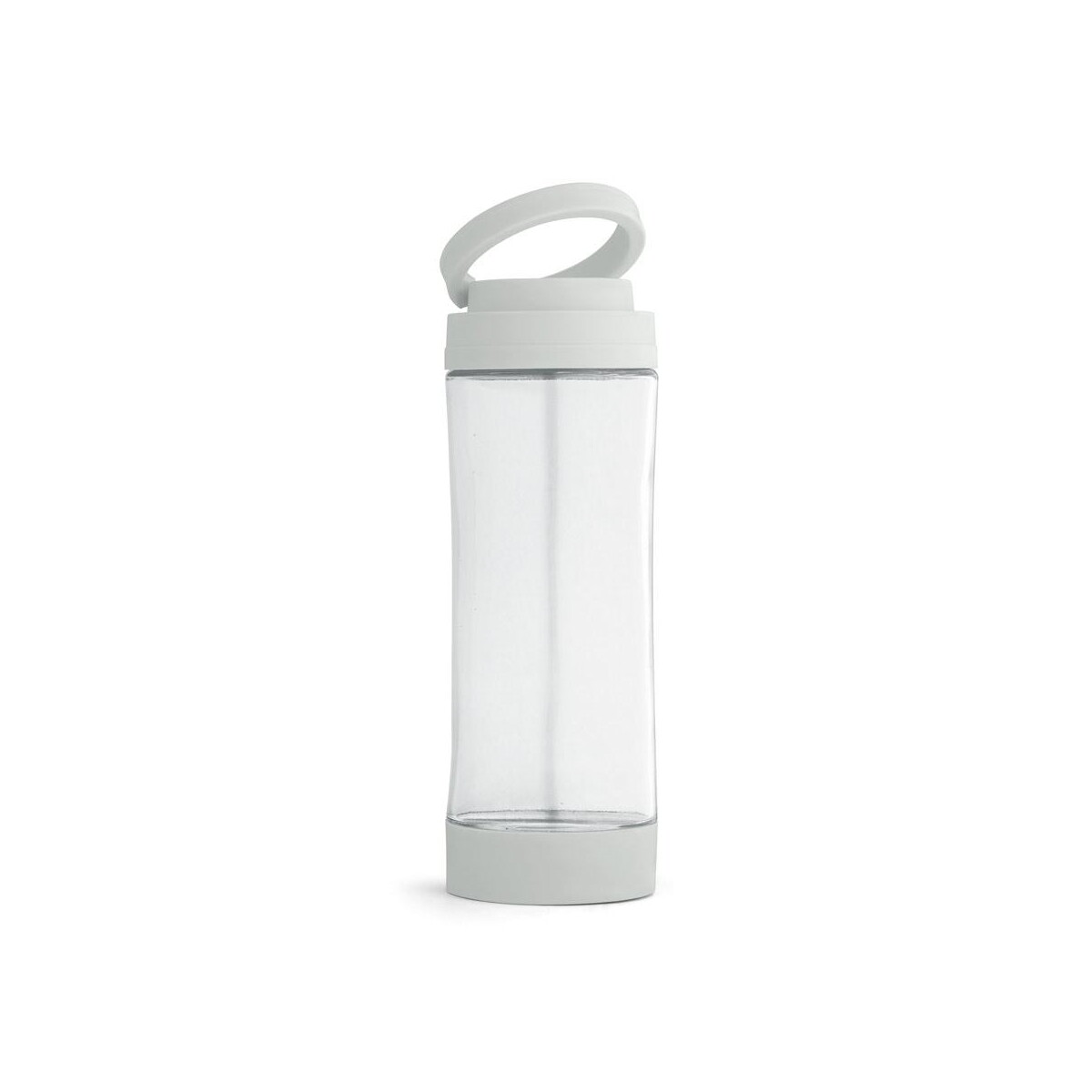 Butelki z logo – quintana. szklana butelka sportowa z zakrętką pp 390 ml 94783_123 QUINTANA. Szklana butelka sportowa z zakrętką PP 390 ml 94783_123