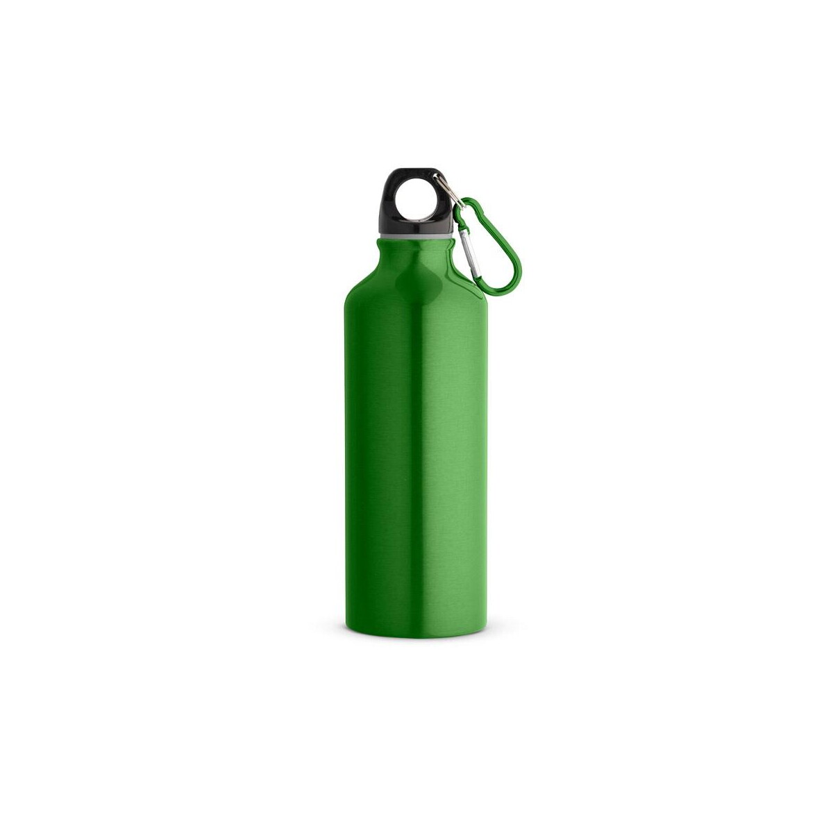 Butelki z logo – re-landscape m. butelka aluminiowa z recyklingu z karabińczykiem 530 ml 54623_119 RE-LANDSCAPE M. Butelka aluminiowa z recyklingu z karabińczykiem 530 ml 54623_119