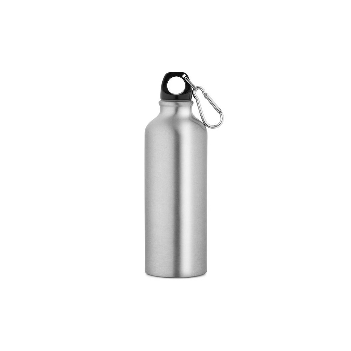 Butelki z logo – re-landscape m. butelka aluminiowa z recyklingu z karabińczykiem 530 ml 54623_127 RE-LANDSCAPE M. Butelka aluminiowa z recyklingu z karabińczykiem 530 ml 54623_127