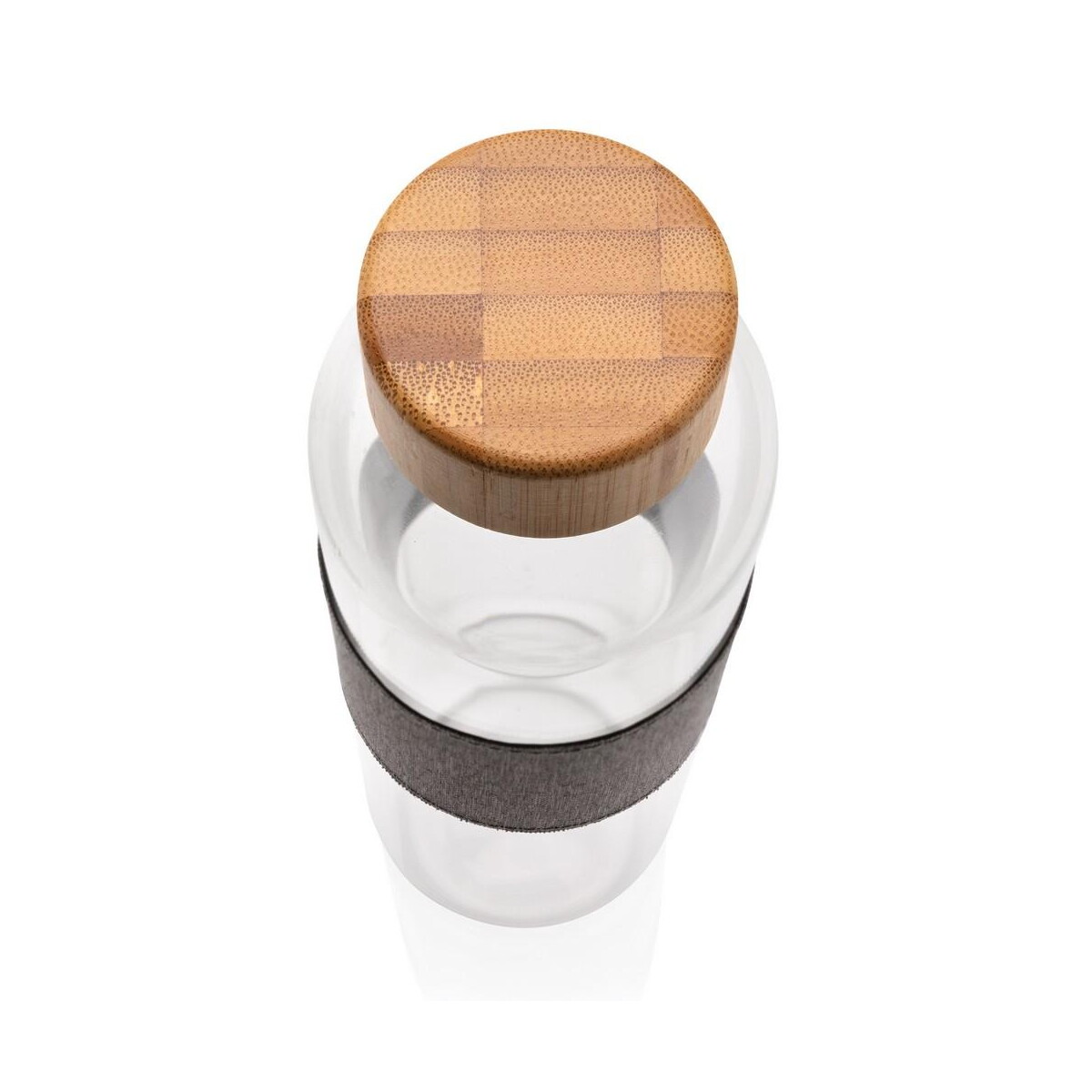 Butelki z logo – szklana butelka 750 ml impact w pokrowcu P436.770__B_8 Szklana butelka 750 ml Impact w pokrowcu P436.770__B_8