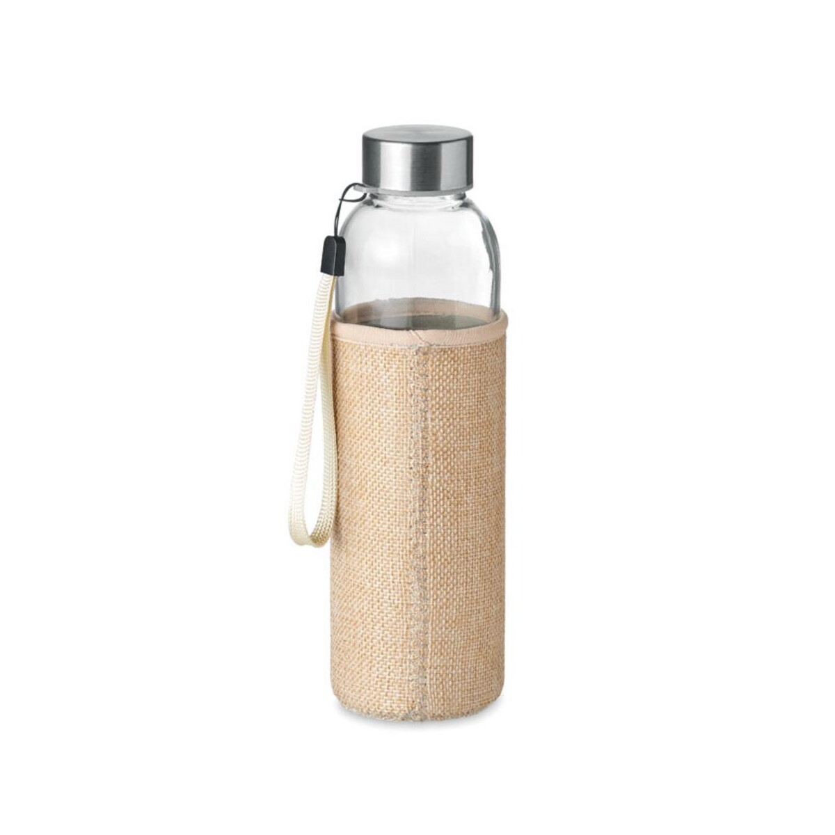 Butelki z logo – szklana butelka w etui 500ml utah touch mo6168-13-side Szklana butelka w etui 500ml UTAH TOUCH mo6168-13-side