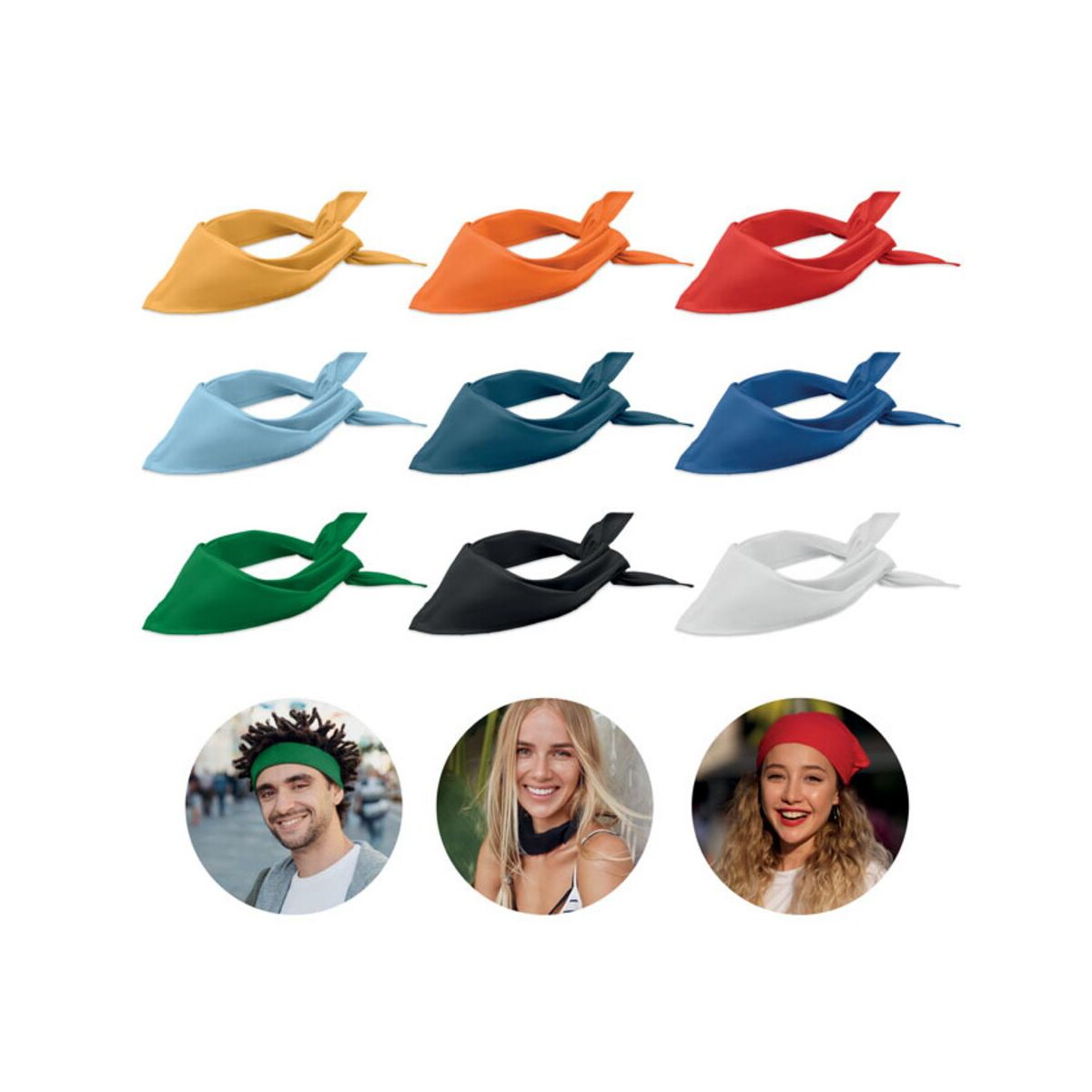 Chusty z logo – chusta wielofunkcyjna bandido mo6876-03 Chusta wielofunkcyjna BANDIDO mo6876-03