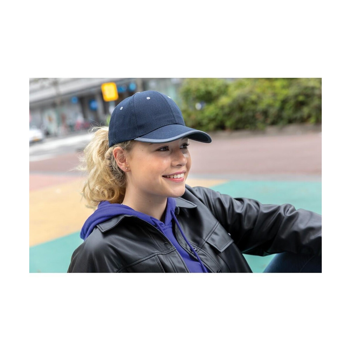 Czapki z logo – czapka z daszkiem impact aware™ P453.36_N Czapka z daszkiem Impact AWARE™ P453.36_N