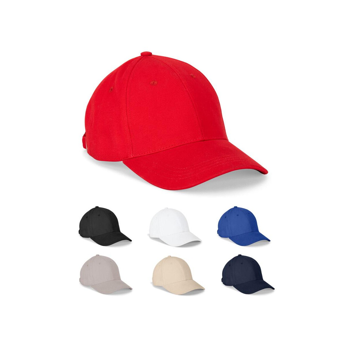 Czapki z logo – nathan. czapka z 100% bawełny (260 g/m²) z 6 panelami 99170_set NATHAN. Czapka z 100% bawełny (260 g/m²) z 6 panelami 99170_set