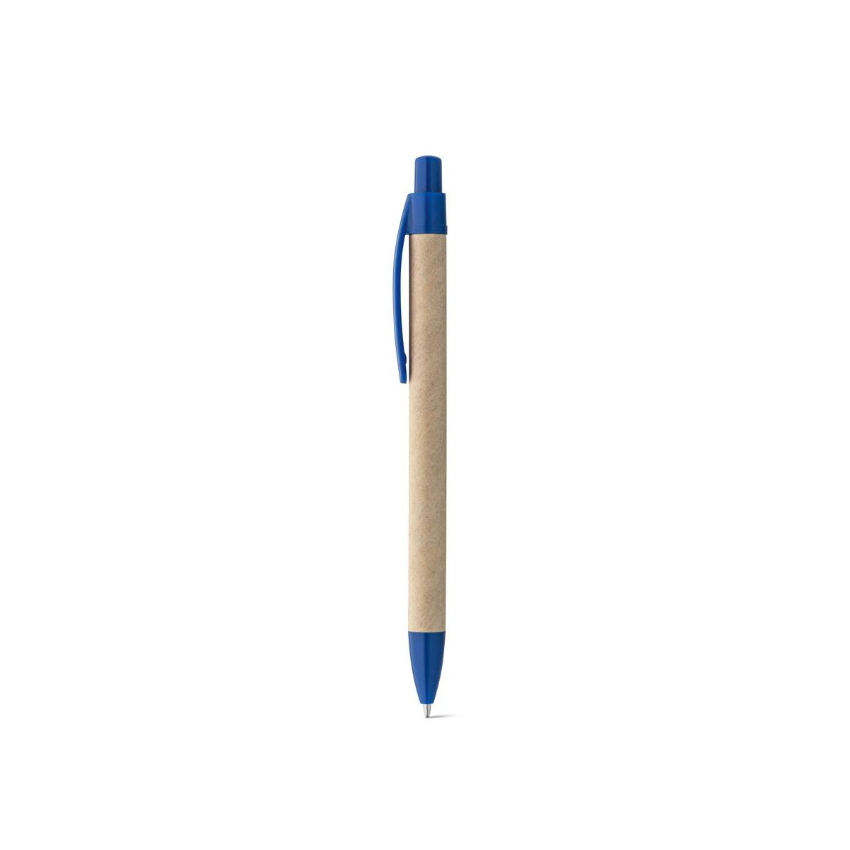 Długopisy ekologiczne z logo – remi. długopis z papieru kraft z klipsem 91628_104 REMI. Długopis z papieru kraft z klipsem 91628_104