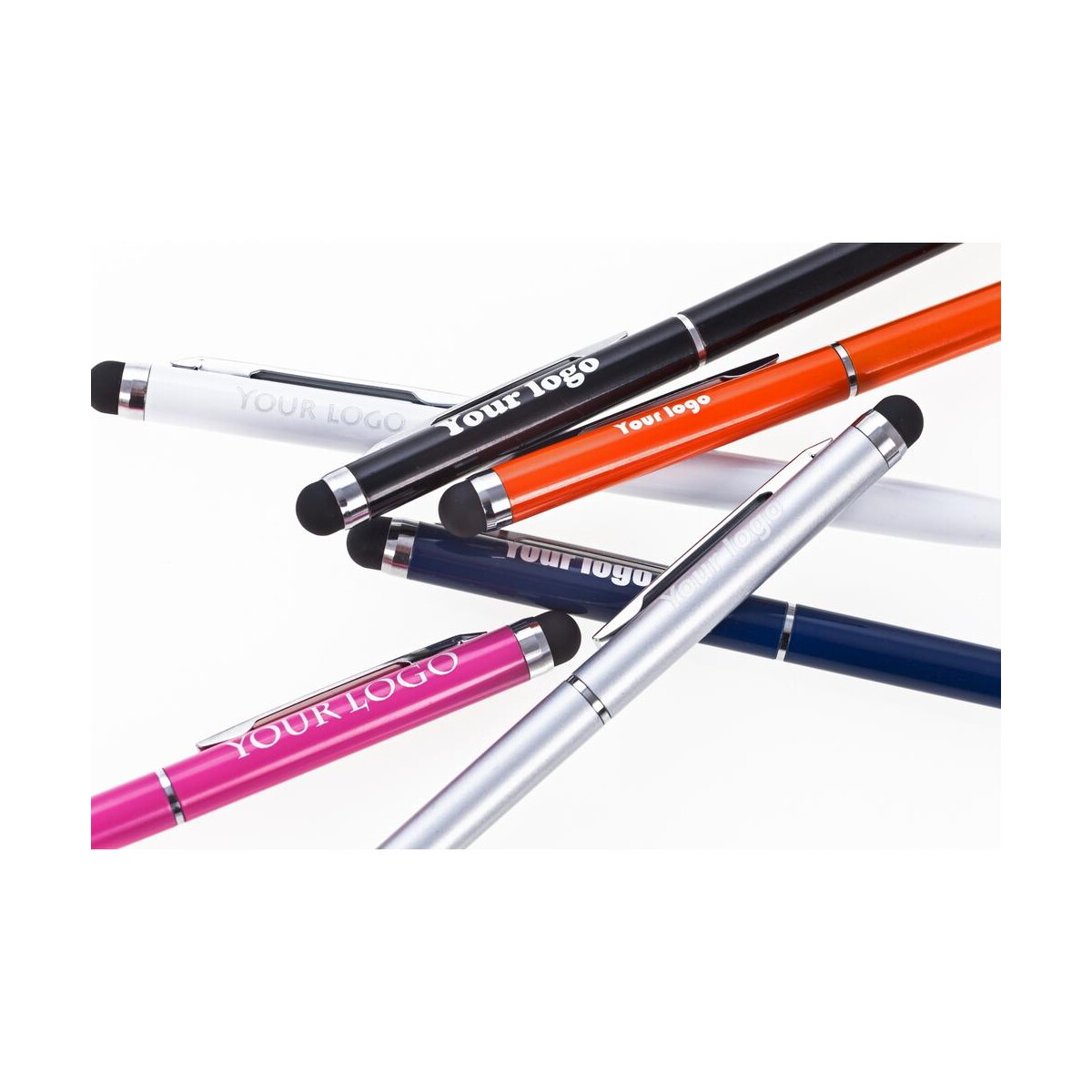 Długopisy metalowe z logo – długopis, touch pen | irin V1537_M Długopis, touch pen | Irin V1537_M