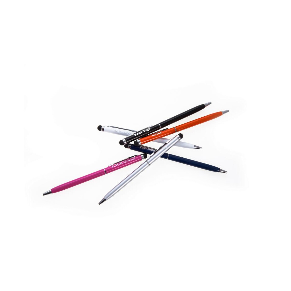 Długopisy metalowe z logo – długopis, touch pen | irin V1537_N Długopis, touch pen | Irin V1537_N