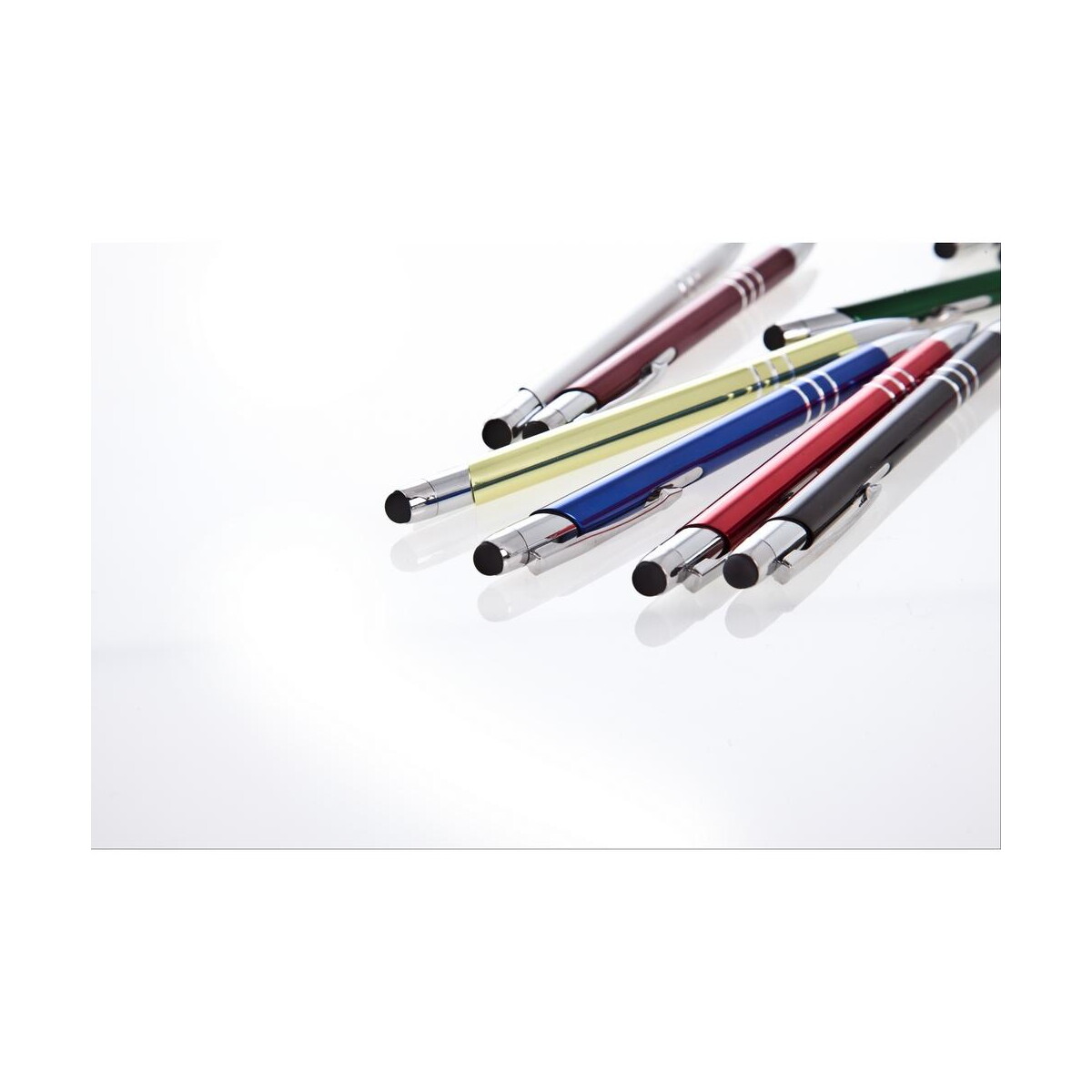 Długopisy metalowe z logo – długopis, touch pen | zachary V1701_1 Długopis, touch pen | Zachary V1701_1