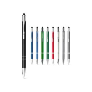 GALBA. Aluminiowy długopis z końcówką dotykową i klipsem 91849_set
