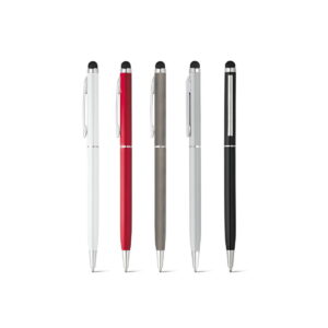 ZOE. Aluminiowy długopis z mechanizmem obrotowym i końcówką dotykową 91624_set